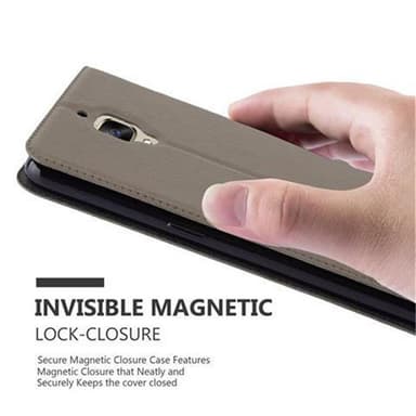 Lompakkokotelo OnePlus 3 / 3T Case (Ruskea)