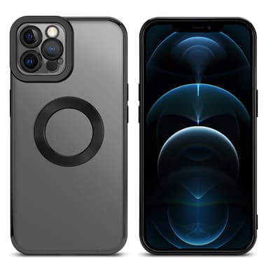 iPhone 12 PRO MAX Suojakuori Kotelo (Läpinäkyvä)