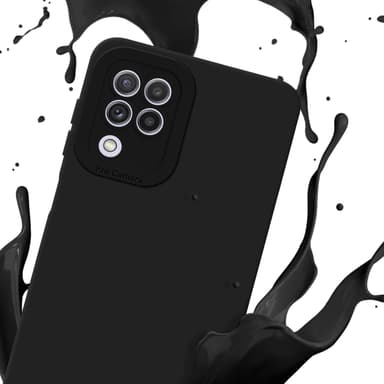 Samsung Galaxy A22 4G Suojakuori Kotelo (Musta)