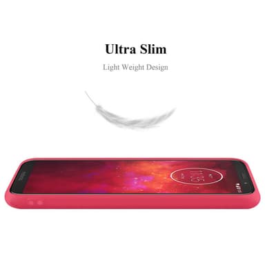 Suojakuori Motorola MOTO Z3 PLAY Kotelo (Punainen)