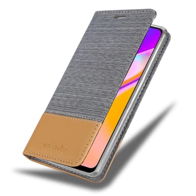 Oppo A94 5G Suojakuori Lompakkokotelo (harmaa)