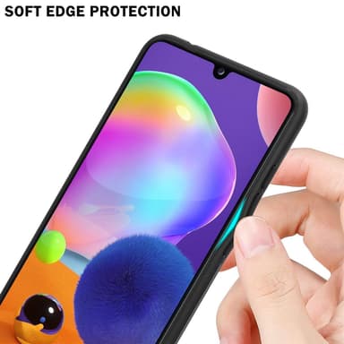 Suojakuori Samsung Galaxy A31 Kotelo (Musta)