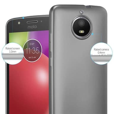 Motorola MOTO E4 Suojakuori Kotelo (harmaa)