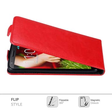 LG G2 Suojakuori Lompakkokotelo (Punainen)