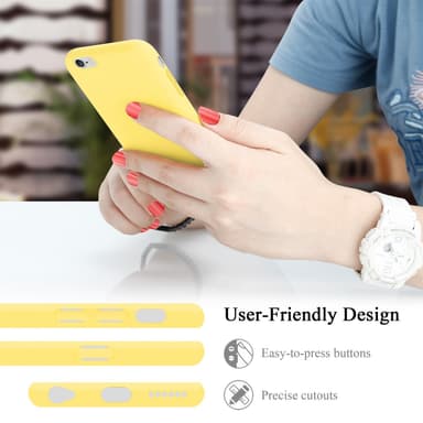 iPhone 6 / 6S Suojakuori Kotelo Case (Keltainen)