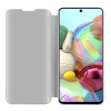 Suojakuori Samsung Galaxy A71 4G Lompakkokotelo (Hopea)
