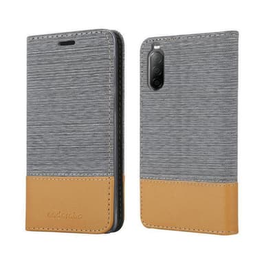 Sony Xperia 10 II Suojakuori Lompakkokotelo (harmaa)
