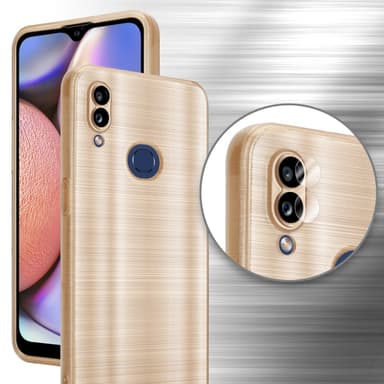 Suojakuori Samsung Galaxy A10s / M01s Kotelo (kulta)