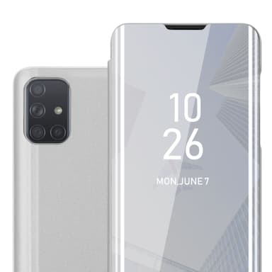 Suojakuori Samsung Galaxy A71 4G Lompakkokotelo (Hopea)