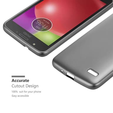 Motorola MOTO E4 Suojakuori Kotelo (harmaa)