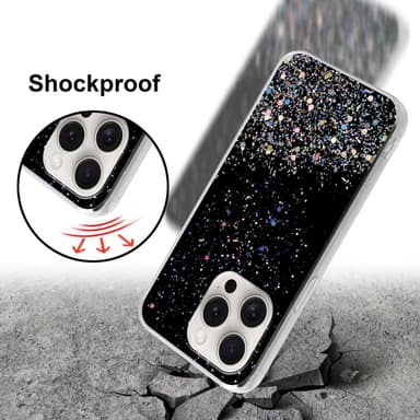 iPhone 15 PRO Suojakuori Kotelo (Musta)