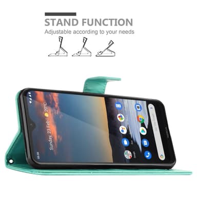 Motorola MOTO G42 Suojakuori Lompakkokotelo (Sininen)