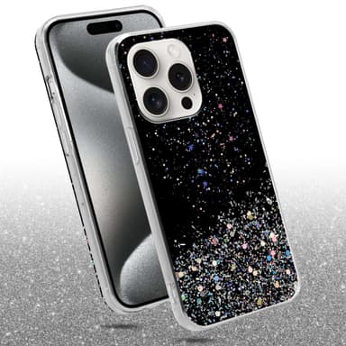 iPhone 15 PRO Suojakuori Kotelo (Musta)