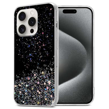 iPhone 15 PRO Suojakuori Kotelo (Musta)
