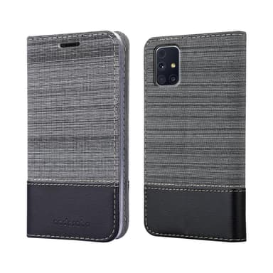 Samsung Galaxy M31s Suojakuori Lompakkokotelo (harmaa)