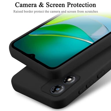 Motorola Moto E13 Suojakuori Kotelo Case (Musta)