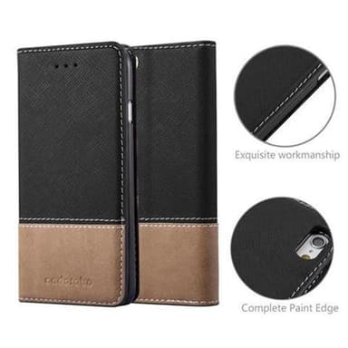 iPhone 6 / 6S Suojakuori Case (Musta)