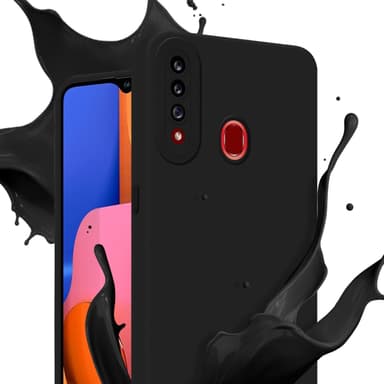 Samsung Galaxy A20s Suojakuori Kotelo (Musta)