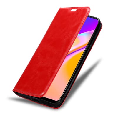 Oppo A94 5G Suojakuori Lompakkokotelo (Punainen)