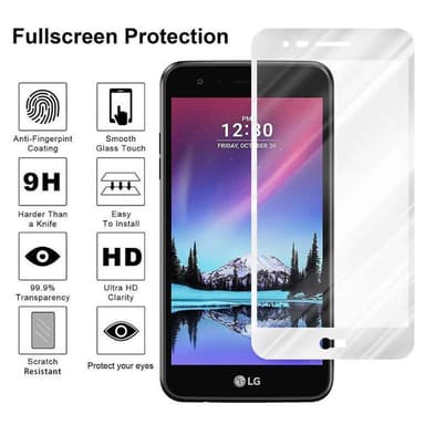 LG K4 2017 Suojakalvo Karkaistu lasi Näytönsuoja