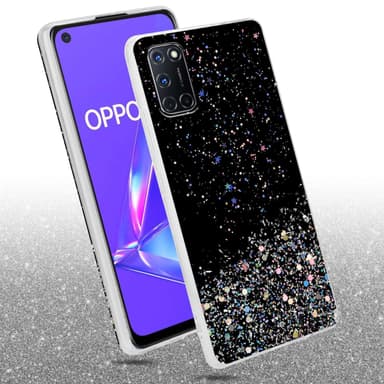 Oppo A72 Suojakuori Kotelo (Musta)
