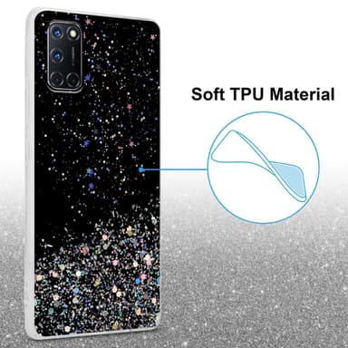 Oppo A72 Suojakuori Kotelo (Musta)