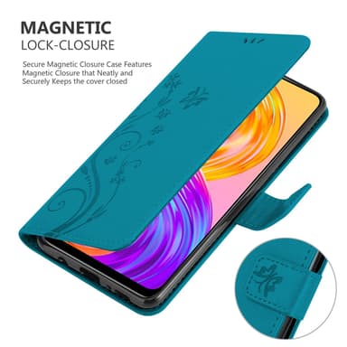 Realme 8 4G / 8 PRO Suojakuori Lompakkokotelo (Sininen)