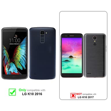 LG K10 2016 Suojakuori Case (Vaaleanpunainen)