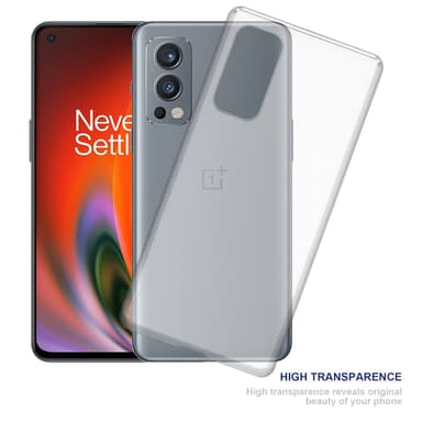 OnePlus Nord 2 5G Suojakuori Kotelo (Läpinäkyvä)