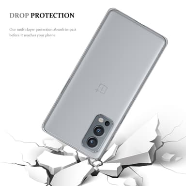 OnePlus Nord 2 5G Suojakuori Kotelo (Läpinäkyvä)