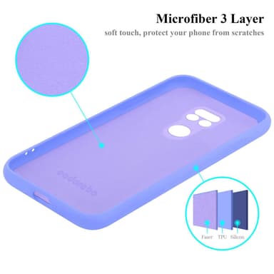 Motorola MOTO G9 PLAY Suojakuori Kotelo (Violetti)