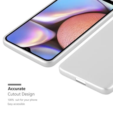 Samsung Galaxy A10s / M01s Suojakuori Kotelo (Hopea)