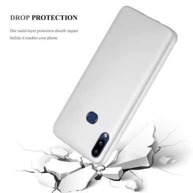 Samsung Galaxy A10s / M01s Suojakuori Kotelo (Hopea)