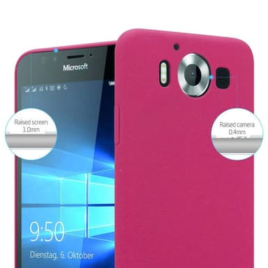 Nokia Lumia 950 Suojakuori Kotelo (Vaaleanpunainen)