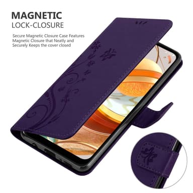LG K61 Suojakuori Lompakkokotelo (Violetti)