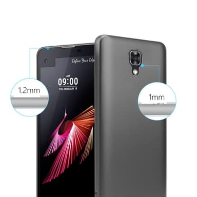 LG X SCREEN Suojakuori Kotelo (harmaa)