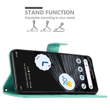 iPhone 15 PRO MAX Suojakuori Lompakkokotelo (Sininen)