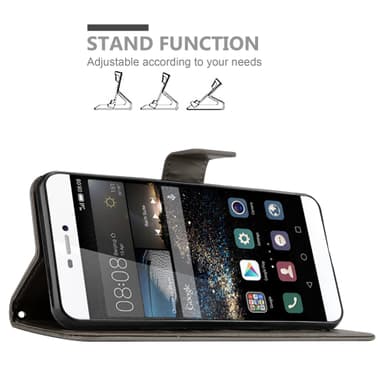 Huawei P8 Suojakuori Lompakkokotelo (harmaa)