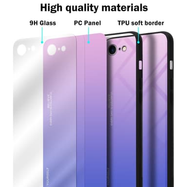 Suojakuori iPhone 7 / 7S / 8 / SE 2020 Kotelo (Musta)
