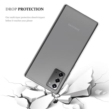 Samsung Galaxy NOTE 20 Suojakuori Kotelo (Läpinäkyvä)