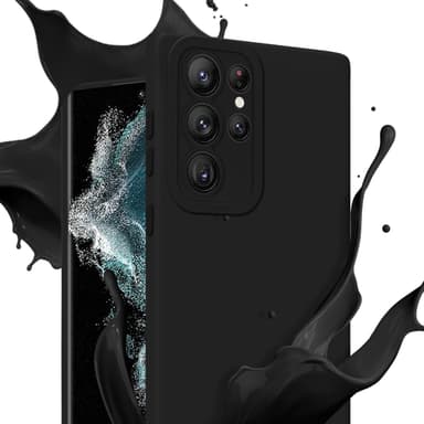 Samsung Galaxy S22 ULTRA Suojakuori Kotelo (Musta)