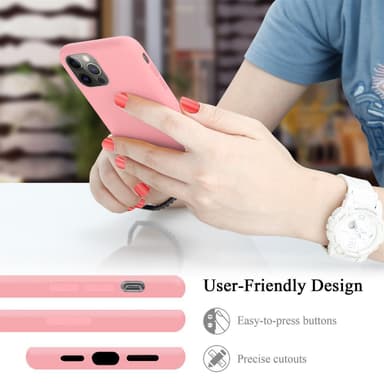 iPhone 13 PRO Suojakuori Kotelo (Vaaleanpunainen)