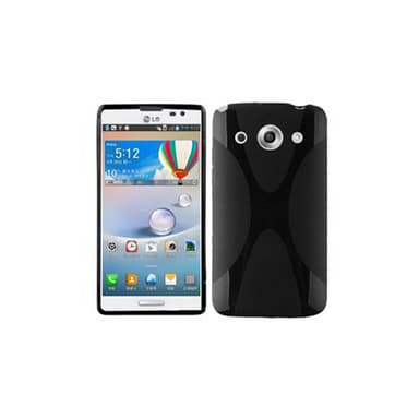 LG OPTIMUS G PRO Suojakuori Cover (Musta)