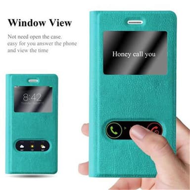 Lompakkokotelo Huawei P8 LITE 2015 Case (Turkoosi)