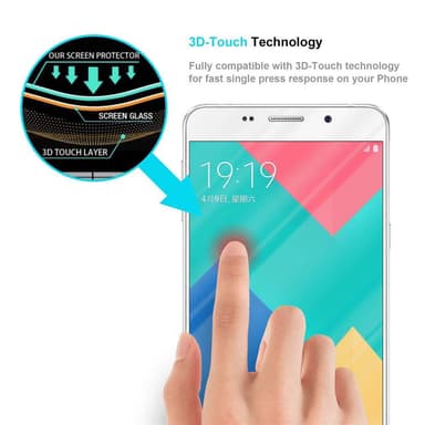 Samsung Galaxy A9 2016 Suojakalvo Karkaistu lasi