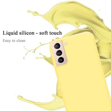Samsung Galaxy S21 PLUS Suojakuori Kotelo (Keltainen)