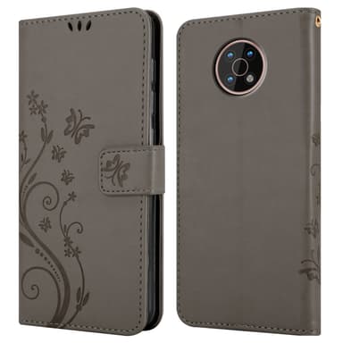 Nokia G50 5G Suojakuori Lompakkokotelo (harmaa)
