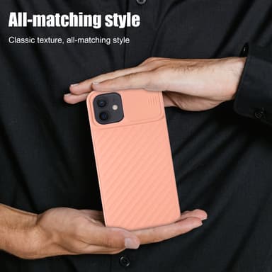 iPhone 12 MINI Case Suojakuori Cover (Vaaleanpunainen)