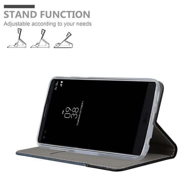 LG V10 Suojakuori Lompakkokotelo (Sininen)
