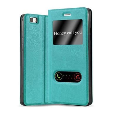 Lompakkokotelo Huawei P8 LITE 2015 Case (Turkoosi)
